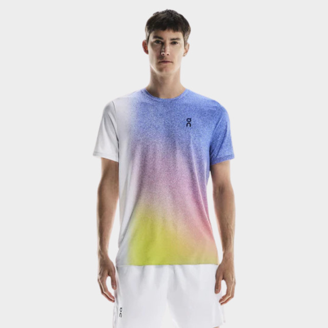 ON Court Men Tennis T-Shirts - White/Indigo