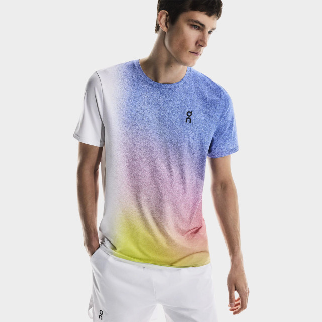 ON Court Men Tennis T-Shirts - White/Indigo