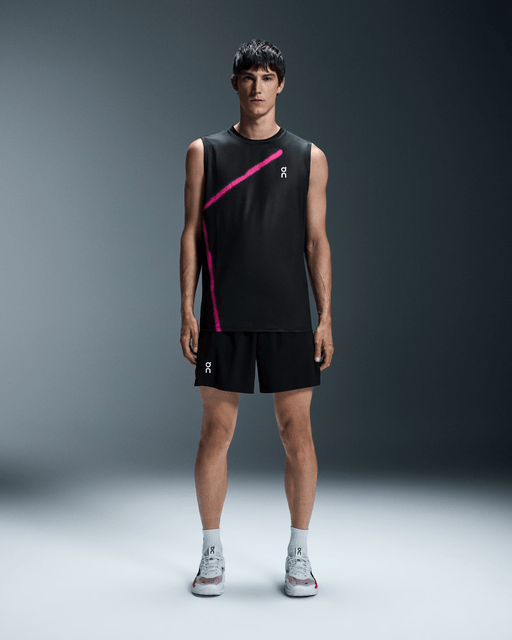 ON Court Men's 5-Inch Tennis Shorts - Black