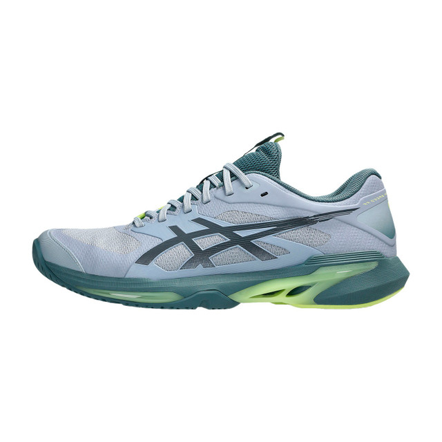 Asics Solution Speed FF 4 Men Tennis Shoes - Grey Blue/Ironclad