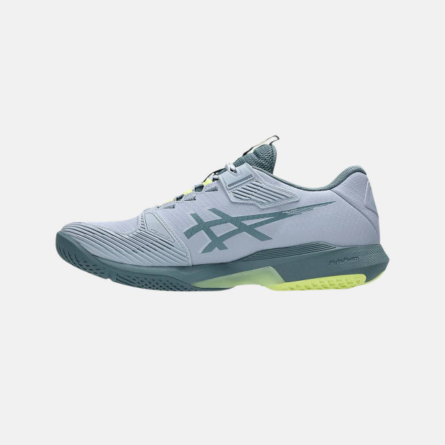 Asics Solution Speed FF 4 Men Tennis Shoes - Grey Blue/Ironclad