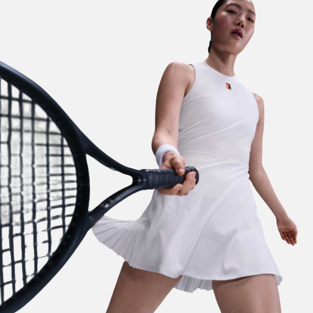 Nike Court Slam Women's Dri-FIT Tennis Dress - White
