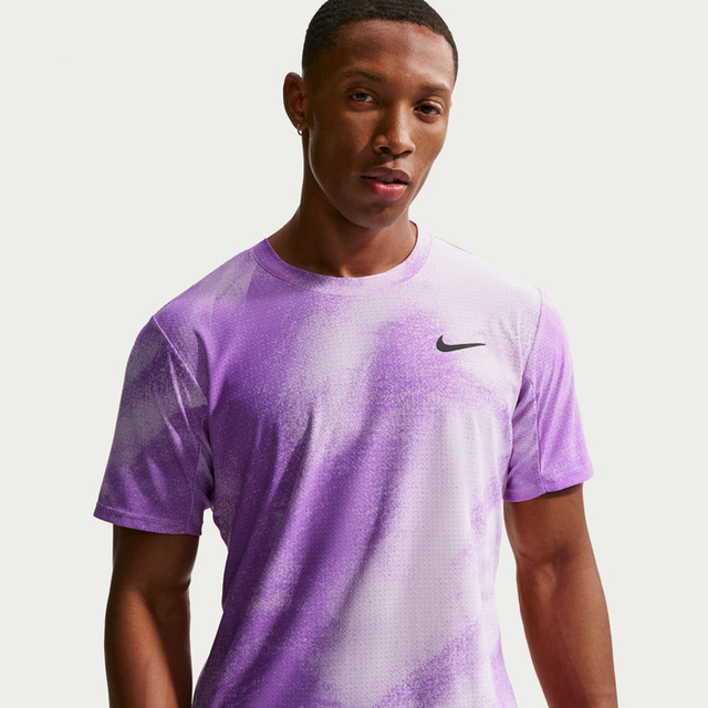 Nike Court Slam Men's Dri-FIT ADV Tennis Top - Violet Mist/Bright Violet/Black