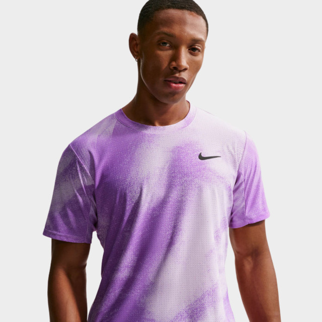 Nike Court Slam Men's Dri-FIT ADV Tennis Top - Violet Mist/Bright Violet/Black
