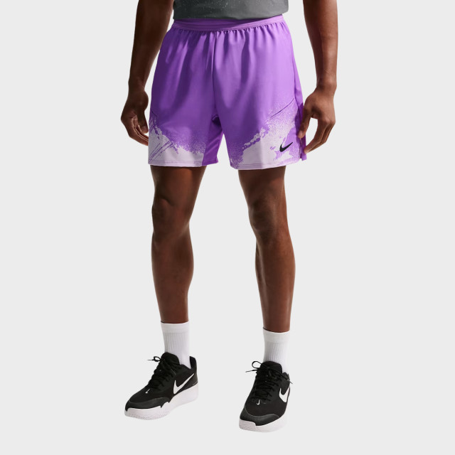 Nike Court Slam Men's Dri-FIT Tennis Shorts - Bright Violet/Violet Mist/Black