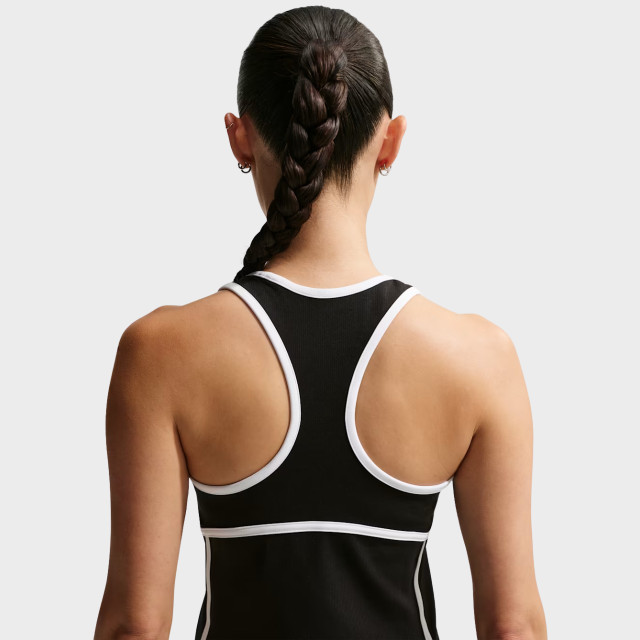 Nike Court Advantage Women's Dri-FIT Tennis Dress - Black/White