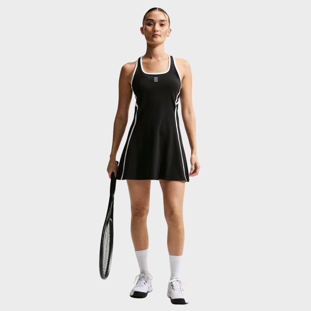 Nike Court Advantage Women's Dri-FIT Tennis Dress - Black/White