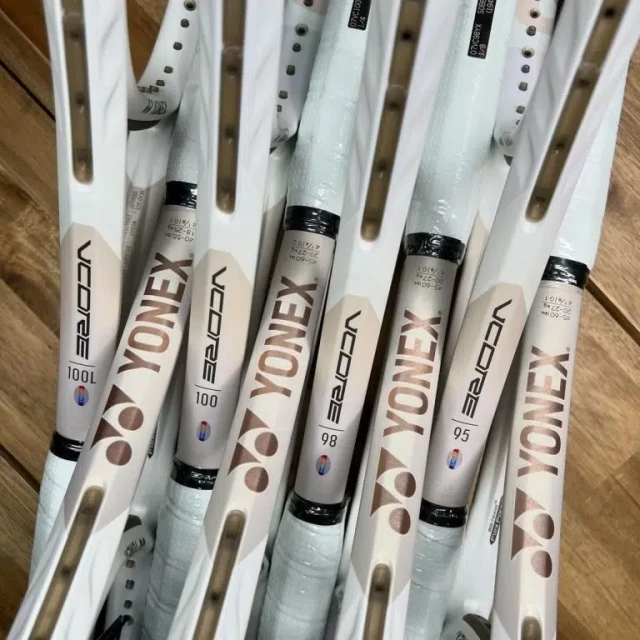 Yonex Vcore 98 Tennis Racket - Sand Beige