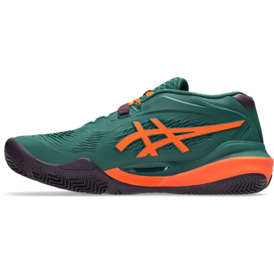 Asics Gel-Resolution X Men Padel Shoes - Jewel Green/Energy Orange