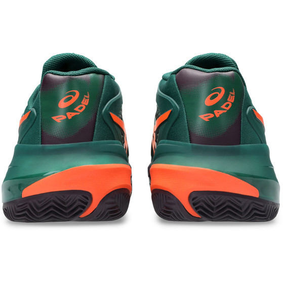 Asics Gel-Resolution X Men Padel Shoes - Jewel Green/Energy Orange