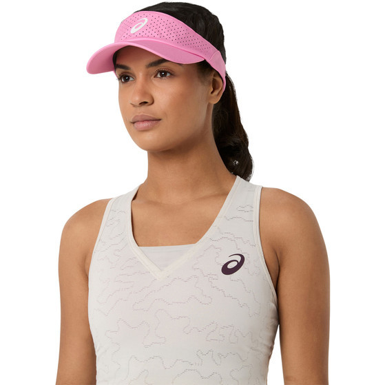 Asics Match Jacquard Women Crop Top - Soft Oat