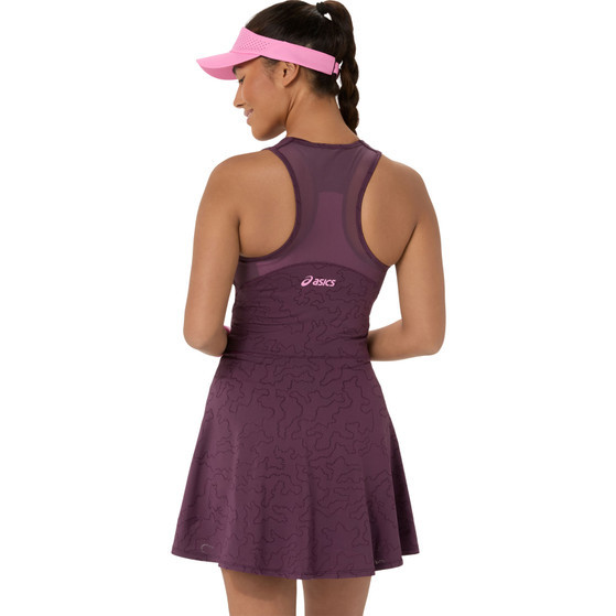 Asics Match Jacquard Women Dress - Dark Aubergine