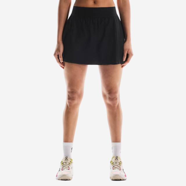 On Women's Court Pleated Tennis Skirt - Black