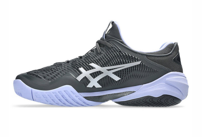 Asics Court FF 3 Night Energy Men's Tennis Shoes - Graphite Grey/Pure Silver