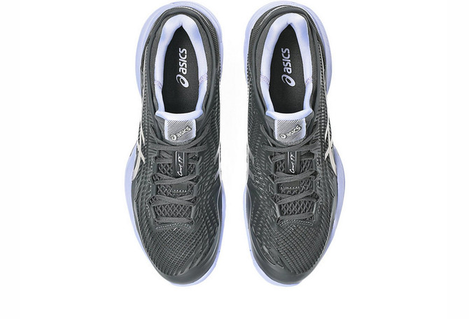 Asics Court FF 3 Night Energy Men's Tennis Shoes - Graphite Grey/Pure Silver