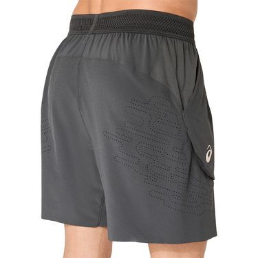 Asics Men's Match Laser Cut 7In Short Night Energy - Graphite Grey