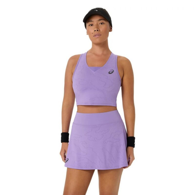 Asics Women's Match Crop Top Night Energy- Faded Plum