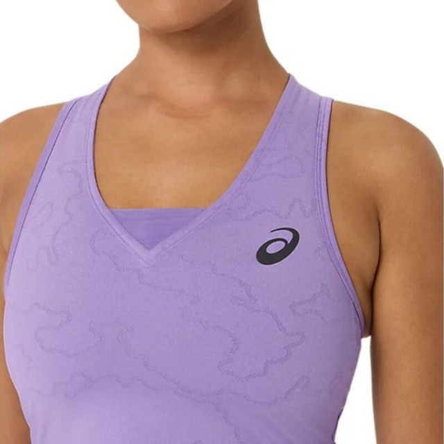 Asics Women's Match Crop Top Night Energy- Faded Plum