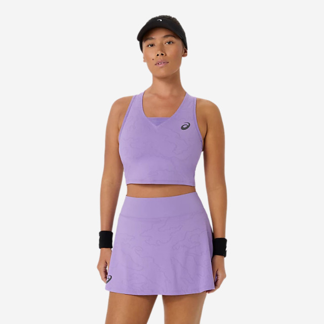 Asics Women's Match Crop Top Night Energy- Faded Plum