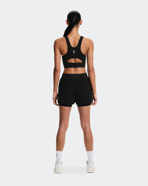 On Court Women's Crop Top - Black