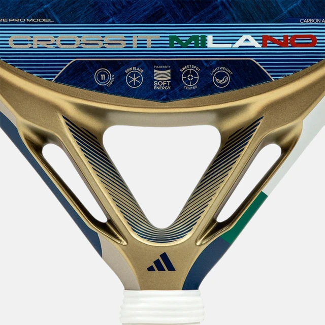 Adidas Cross IT Light Milano Padel Racket - Gold/Blue