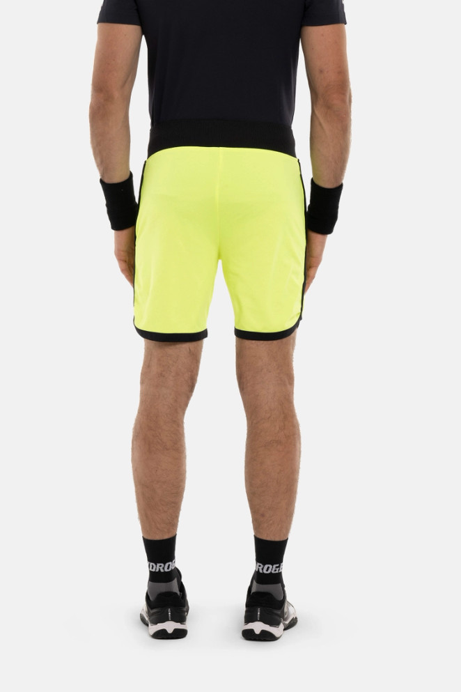 HYDROGEN Tech Men's Tennis Shorts Yellow Fluo