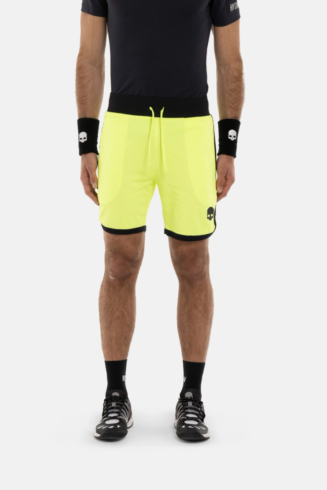 HYDROGEN Tech Men's Tennis Shorts Yellow Fluo