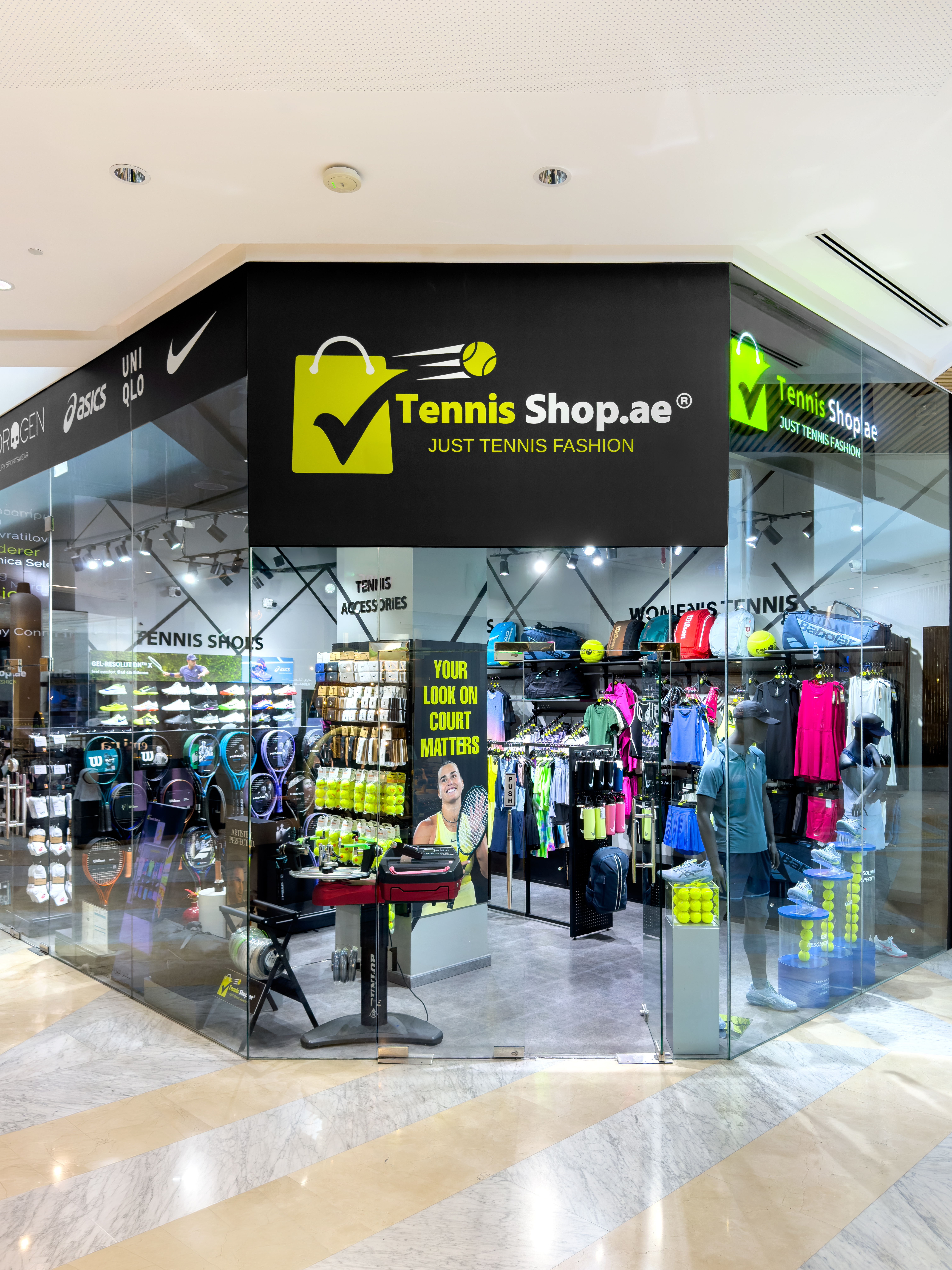TennisShop.ae The Mall, Jumeirah Store