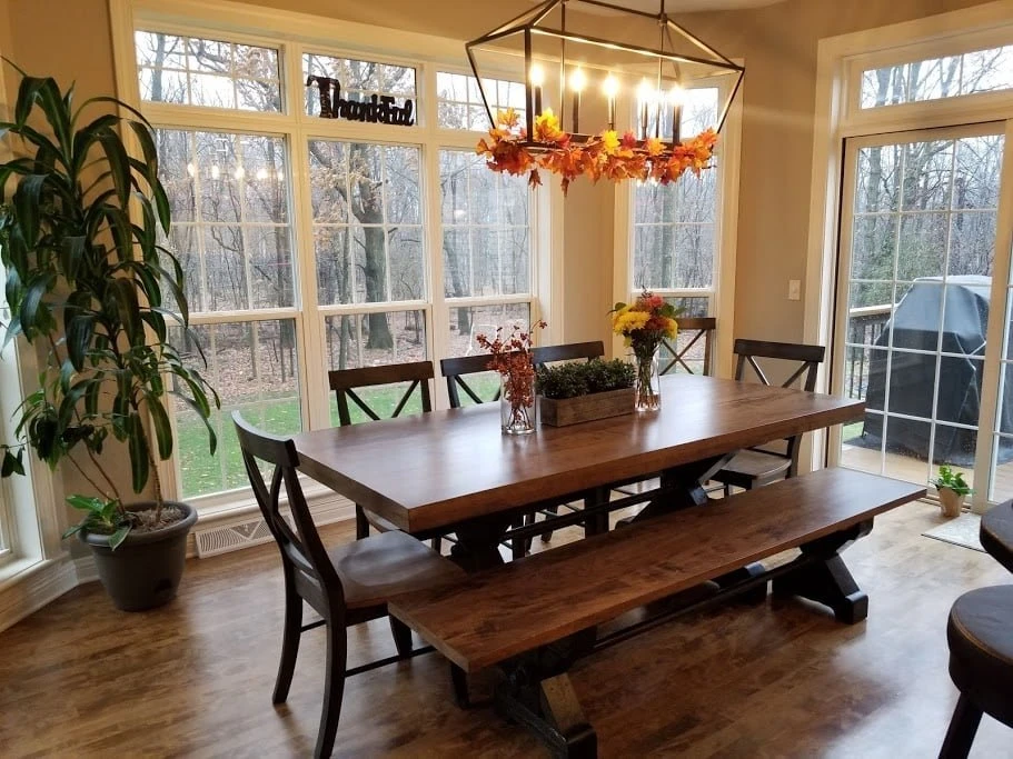 Reclaimed X-Base Iron Rail Table - Barn & Beam Customizable Tables