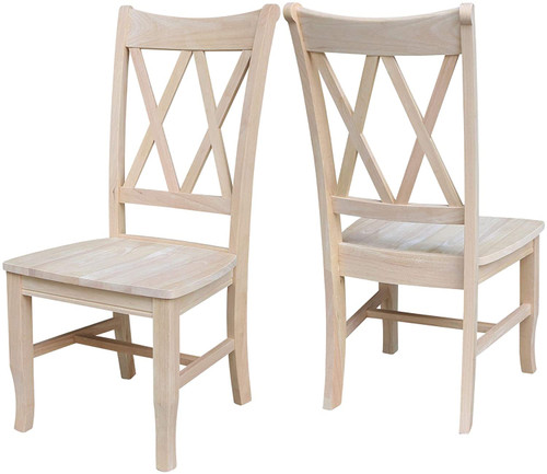 Double X-Back Chair - Set of 2