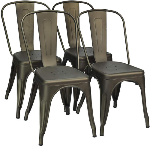 Gunmetal - Metal Seat