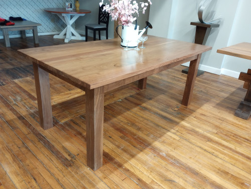 Solid Walnut Farmhouse Table, 38x70