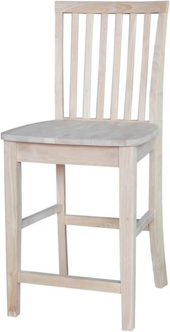 Mission Counter Stool  - Low Back