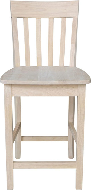 Slat Back Counter Stool