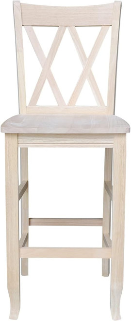 Double X-Back Bar Stool