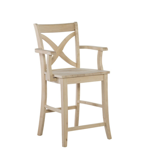 Vineyard Counter Arm Stool