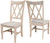 Double X-Back Chair - Set of 2