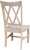 Double X-Back Chair - Set of 2