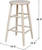 Round Leg Bar Stool