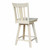Slat Back Counter Swivel Stool