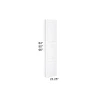 Arctic Polar White - Matching Tall End Panel 90"