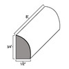 Arctic Polar White - Shoe Moulding