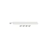Arctic Polar White - Free Floating Shelf 30"