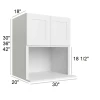 Arctic Polar White - RTA Microwave Wall Cabinet 30" x 30"