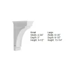Arctic Polar White - Large Corbel