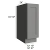 Quik Silver RTA Base Cabinet 12"