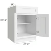 Arctic Polar White - RTA Base Cabinet 24"