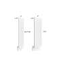 Arctic Polar White - Base Fluted Filler 3"