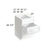 Arctic Polar White -  RTA Drawer Base Cabinet 30"
