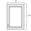 Wall Cabinet 21" x 30"